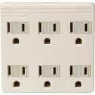 Do it Ivory 15A 6-Outlet Tap Image 1
